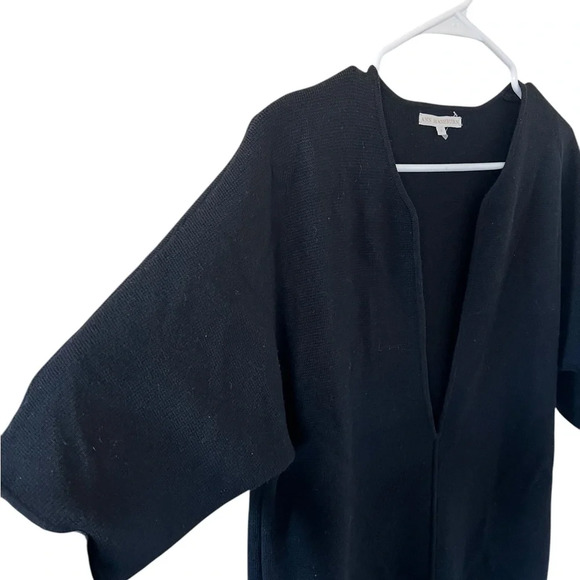 Ann Mashburn Black 100% Fine Merino Wool Dress - Picture 7 of 9